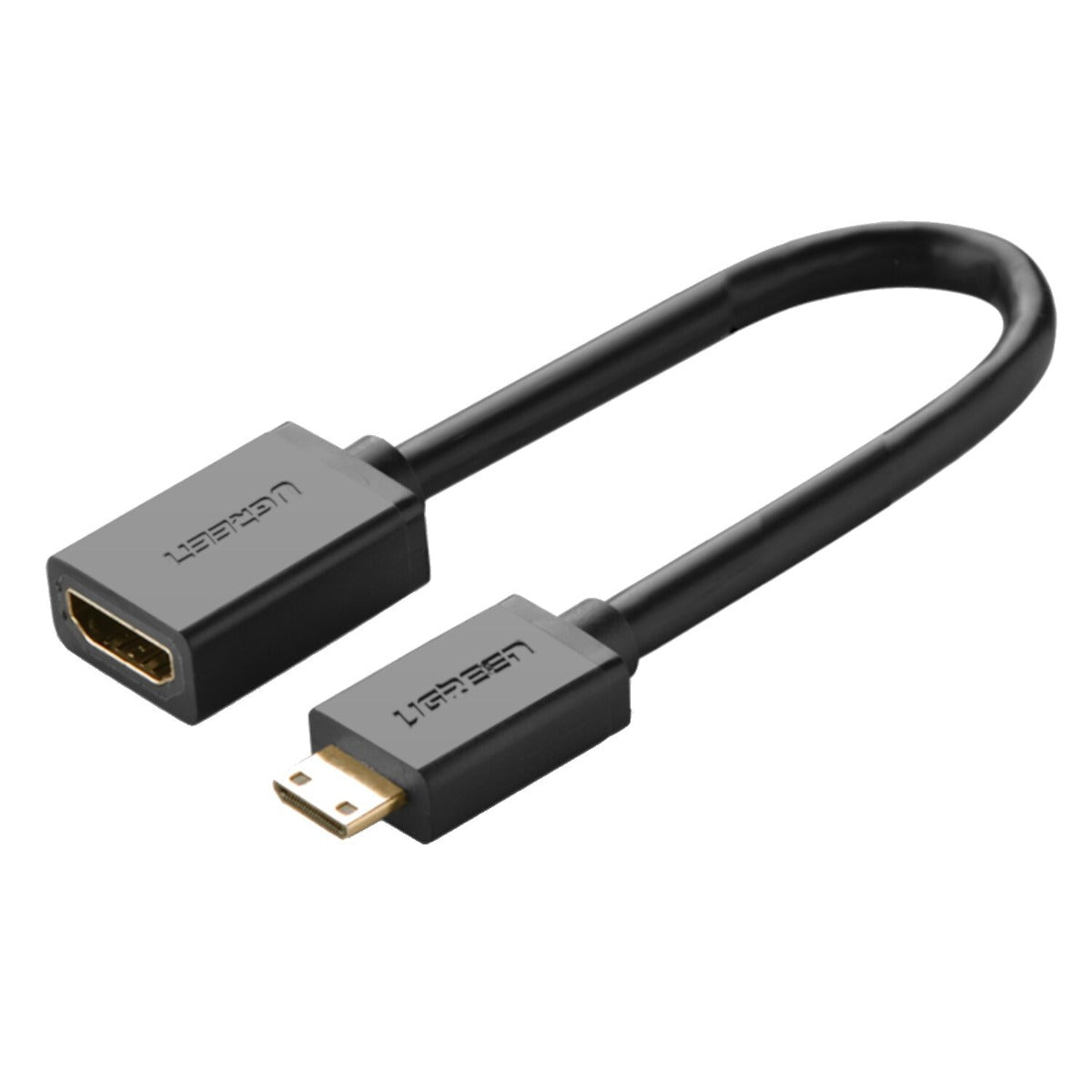 UGREEN Mini HDMI Adapter (M to F) - 4K@60Hz - Black