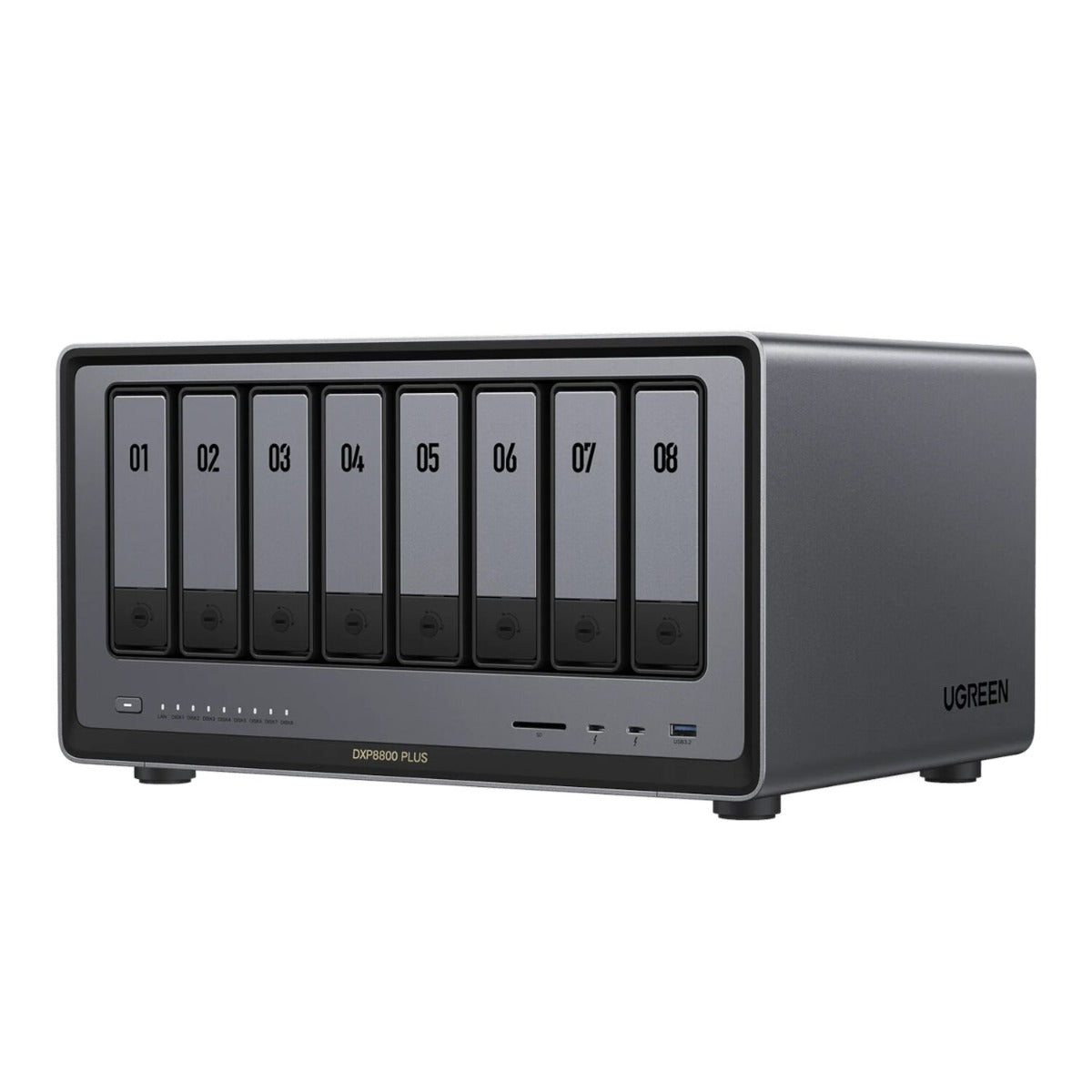 UGREEN NASync DXP8800 Plus 8-Bay NAS Storage System - Grey