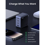 UGREEN Nexode 4 Port PD/USB Wall Charger 100W - Grey/Black - Grey/Black