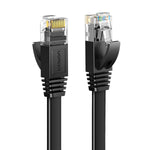 UGREEN NW102 Cat6 U / UTP Flat Ethernet Cable 5m - Black - Black