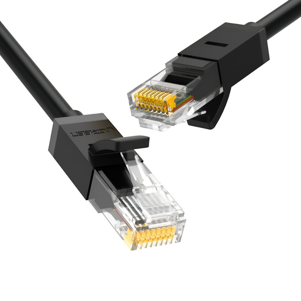 UGREEN NW102 Cat6 UTP Ethernet Cable 0.5m - Black - Black