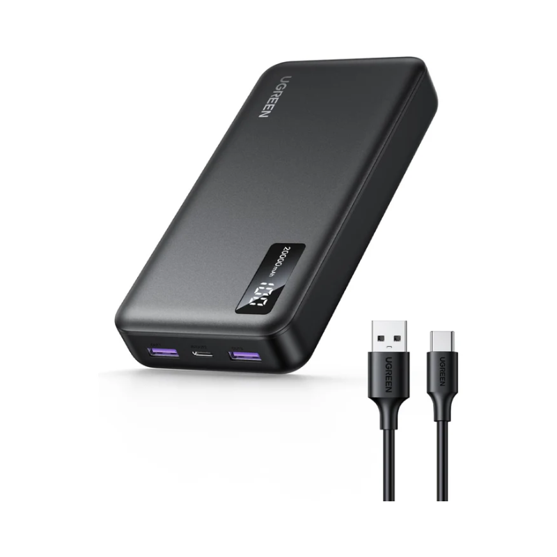 UGREEN PD Power Bank 20000mAh - Black - Black