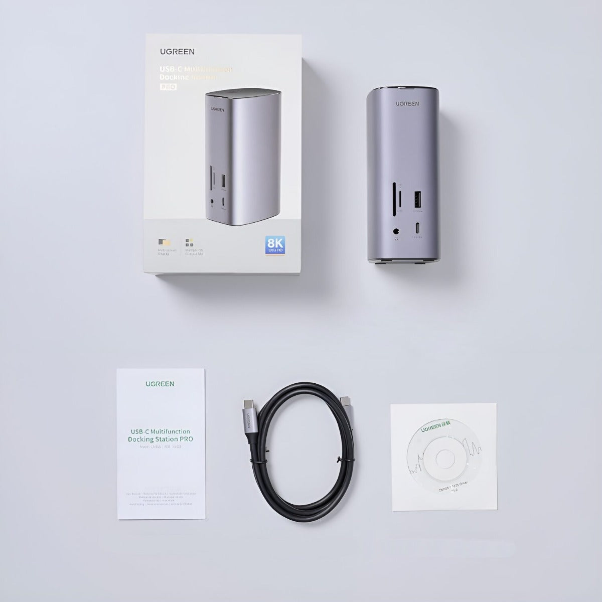 UGREEN Revodok Pro 12-in-1 Type C Docking Station - Silver