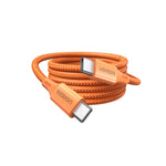UGREEN Type-C To Type-C Braided Cable 100W 1 Metre - Orange