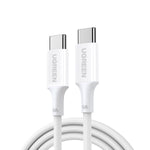 UGREEN Type-C To Type-C Braided Cable 100W 2 Metre - White - White