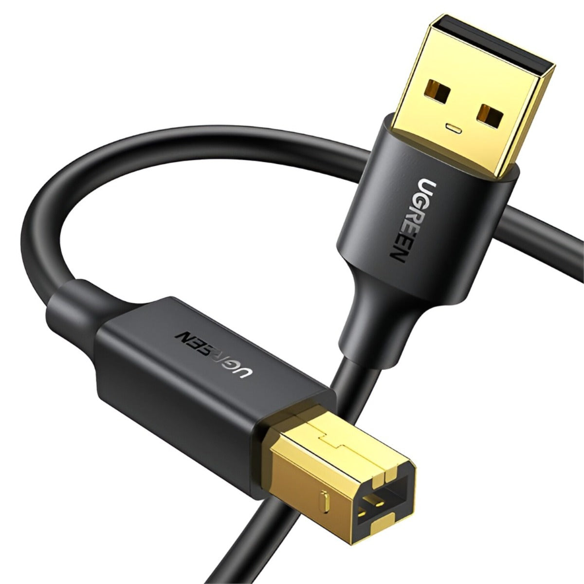 UGREEN US135 USB 2.0 to USB-B Printer Cable 480Mbps - 1.5m - Black