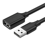 UGREEN USB 2.0 Extension Cable Male To Female - 5M - Black