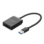 UGREEN USB 3.0 Dual Slot Card Reader For SD/TF Cards 5Gbps Data Transfer - Black