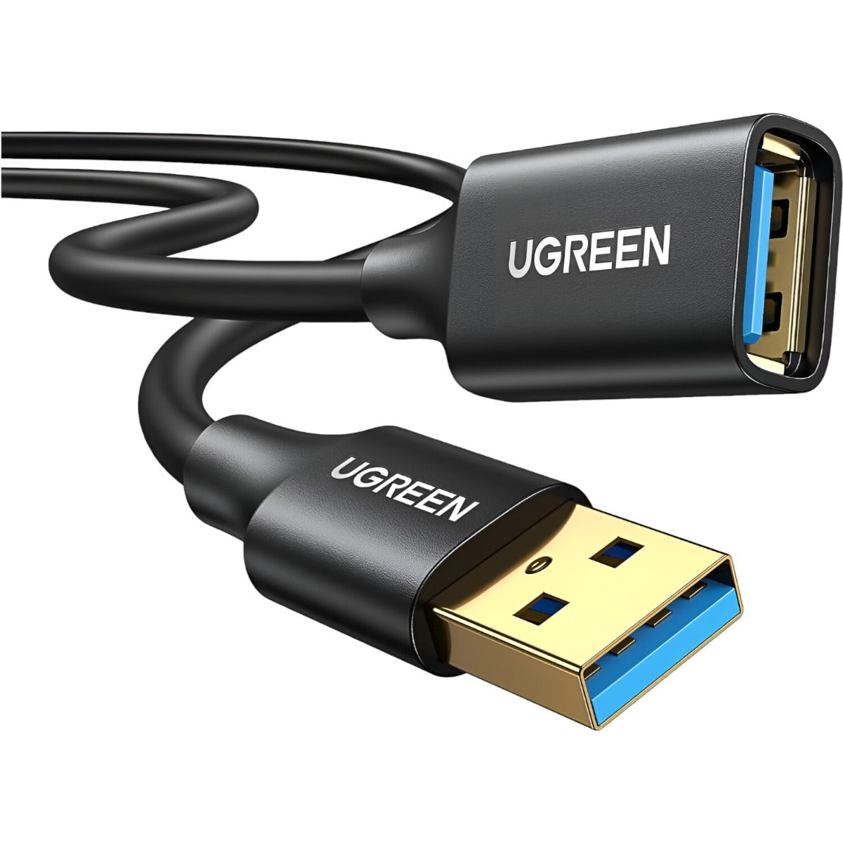 UGREEN USB 3.0 Extension Cable Male To Female 2M - Black