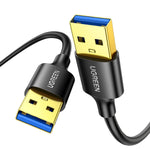 UGREEN USB 3.0 Male To Male Cable - 2M - Black