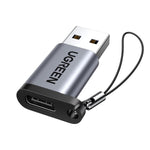 UGREEN USB 3.0 Male To Type C 3.1 Female Adapter - Silver