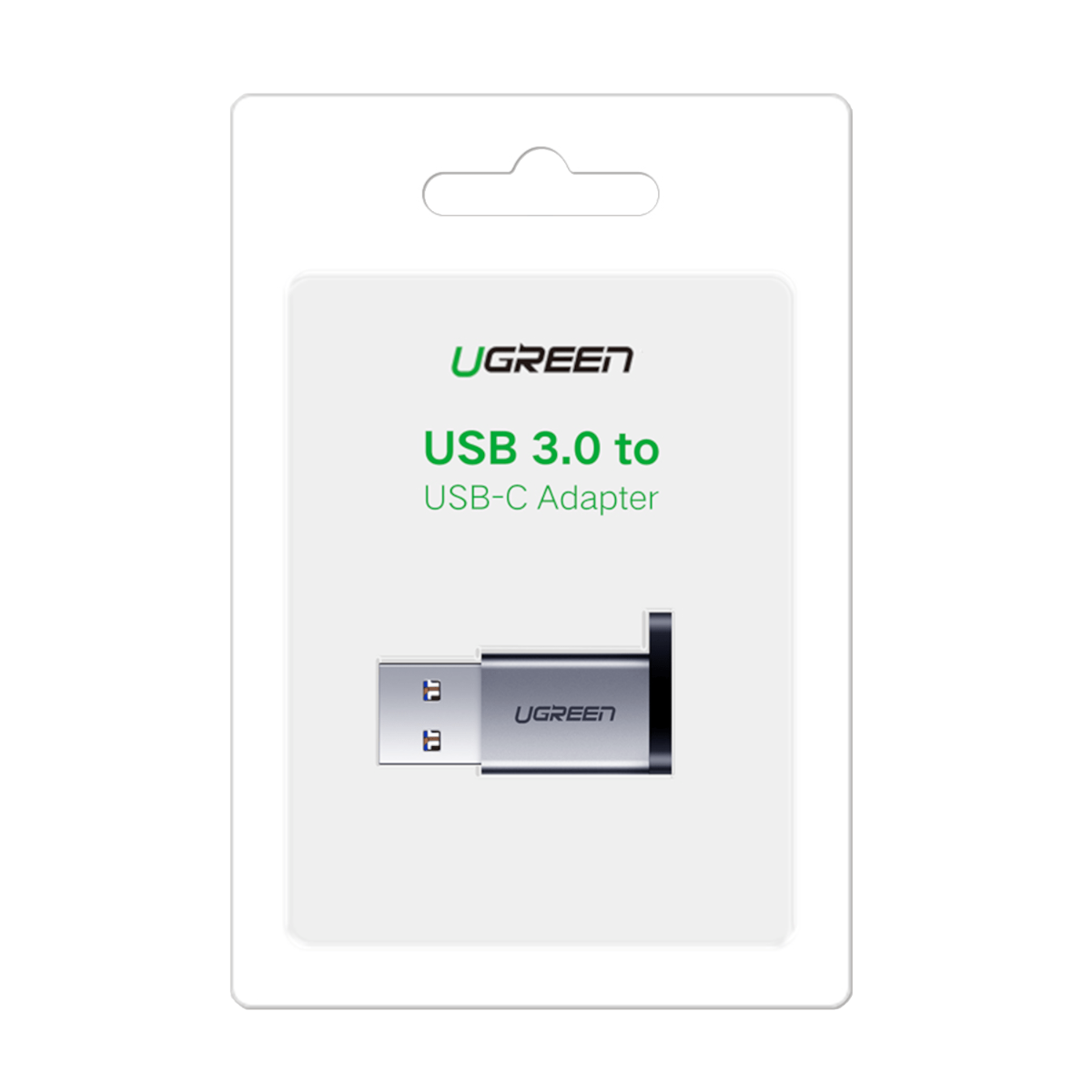 UGREEN USB 3.0 Male To Type C 3.1 Female Adapter - Silver