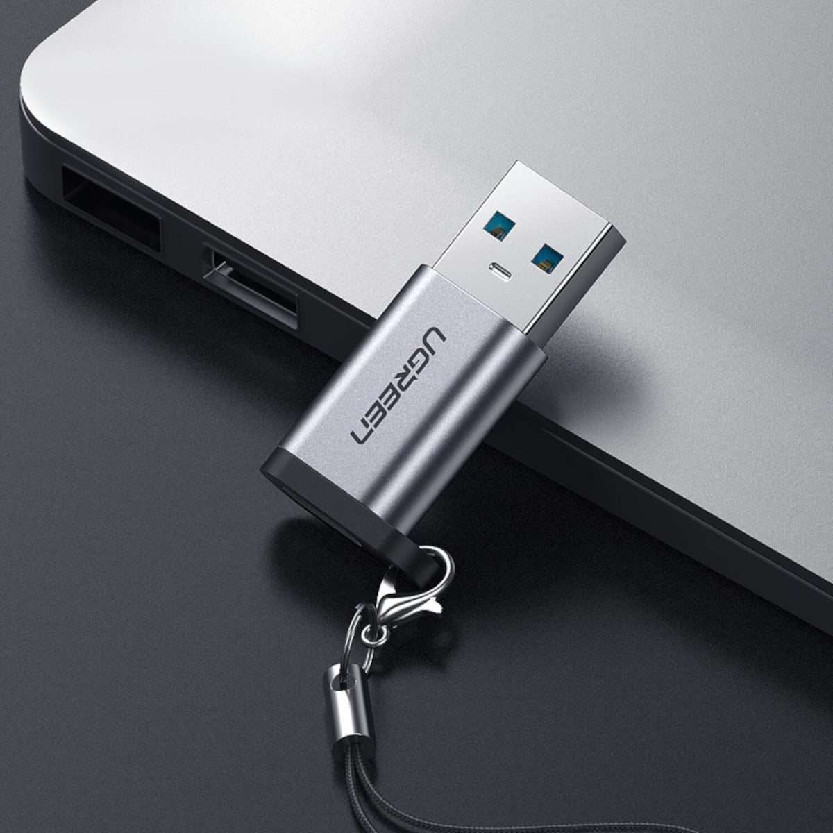 UGREEN USB 3.0 Male To Type C 3.1 Female Adapter - Silver