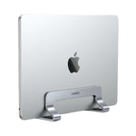 UGREEN Vertical Aluminium Laptop Stand With Extensible Slot - Silver