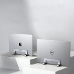 UGREEN Vertical Aluminium Laptop Stand With Extensible Slot - Silver