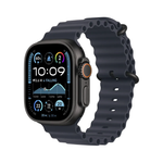 UNBOXED Apple 49mm Navy Ocean Band Extension - Black Titanium Finish