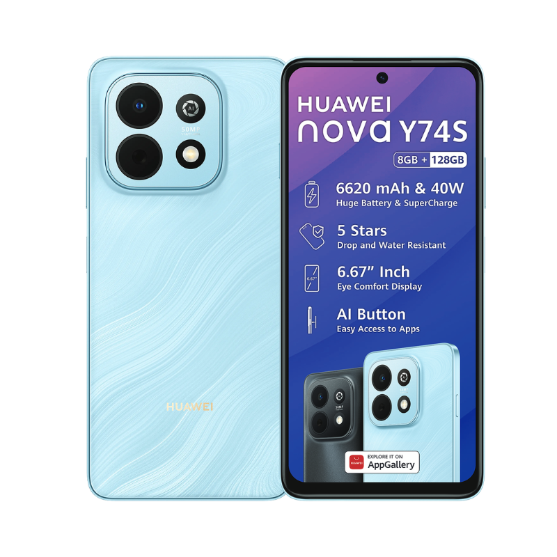 Unboxed Huawei nova Y74S 4G Dual Sim 128GB - Blue