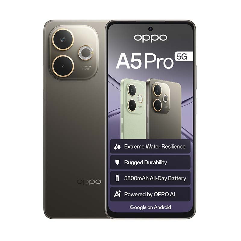 Unboxed Oppo A5 Pro 5G Dual Sim 256GB - Brown - Brown