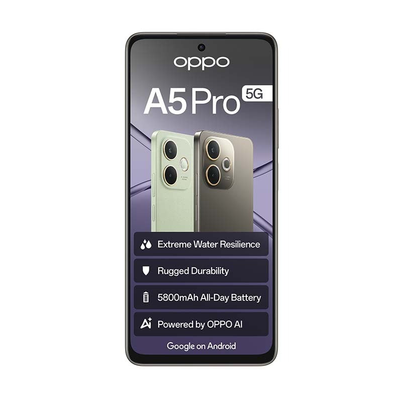 Unboxed Oppo A5 Pro 5G Dual Sim 256GB - Brown - Brown