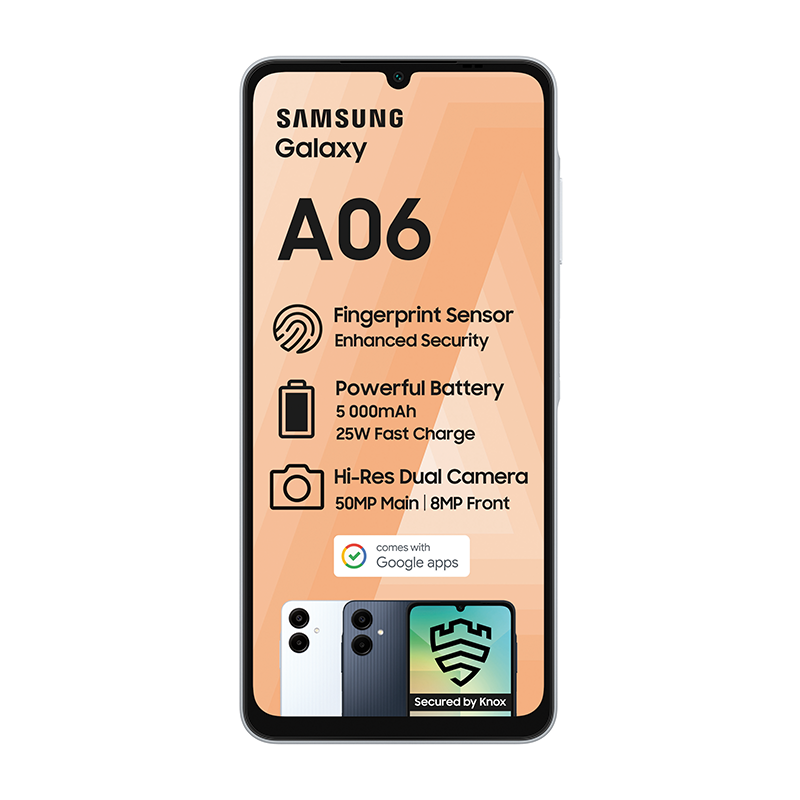 UNBOXED Samsung Galaxy A06 4G Dual Sim 64GB - Blue - Blue