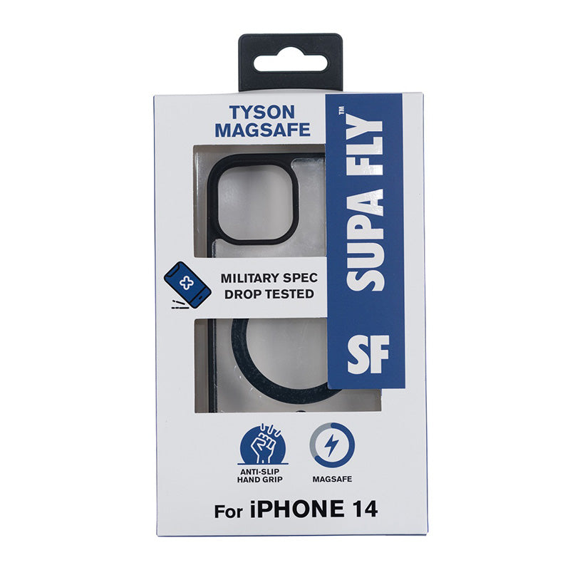 UNBOXED Supa Fly Apple iPhone 14 Tyson MagSafe Case - Black - Black
