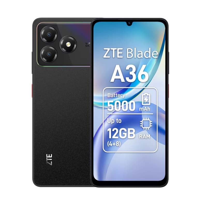 UNBOXED Zte Blade A36 4G 64GB - Black - Black