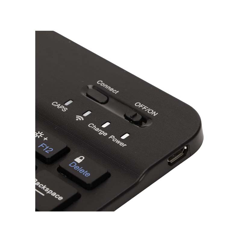 Universal 10″ Rechargeable Wireless Keyboard & Mouse Combo - Black