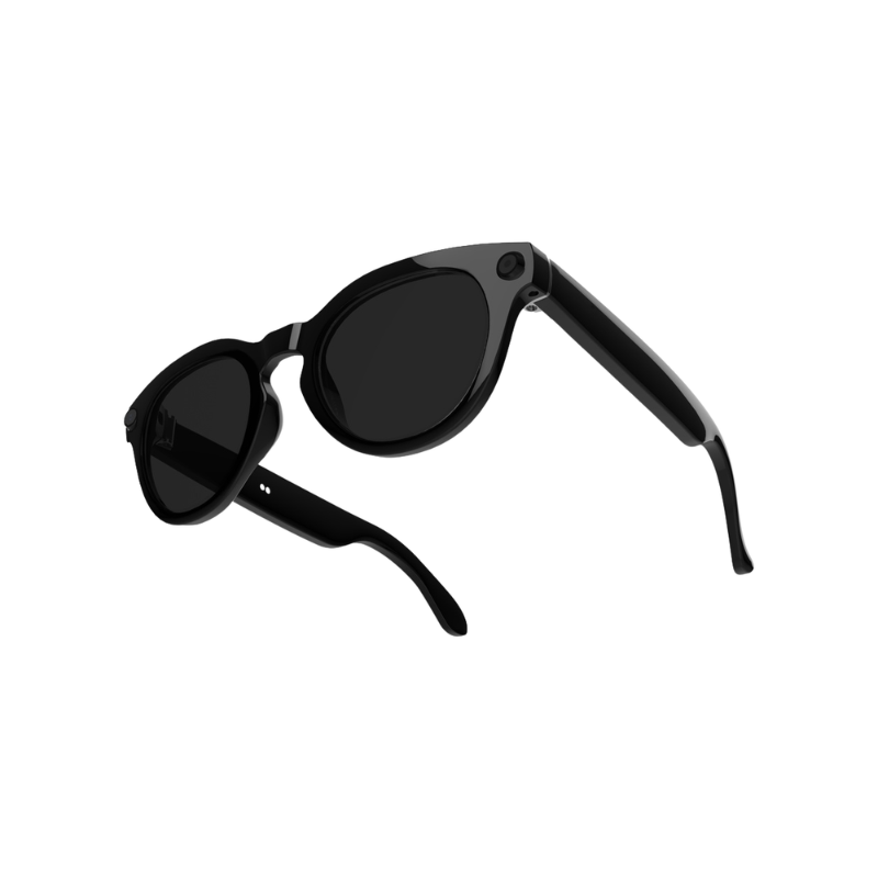 COLMI V03 Smart Audio Glasses Wireless  Sunglasses with AI Voice Assistant for iPhone & Android - Round-framed sunglasses