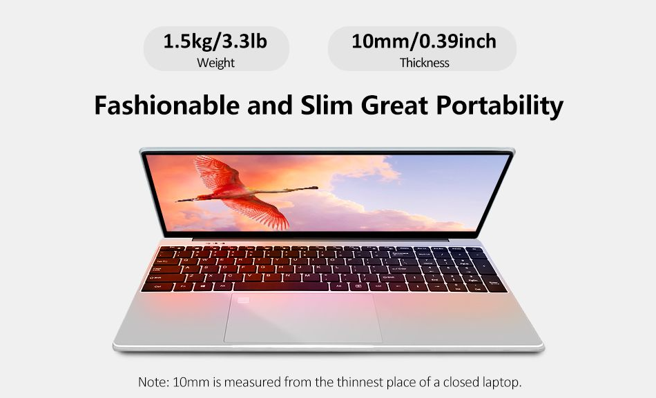 VGKE M15 15.6 Inch AMD Ryzen 7 16GB RAM 256GB SSD Notebook - Silver