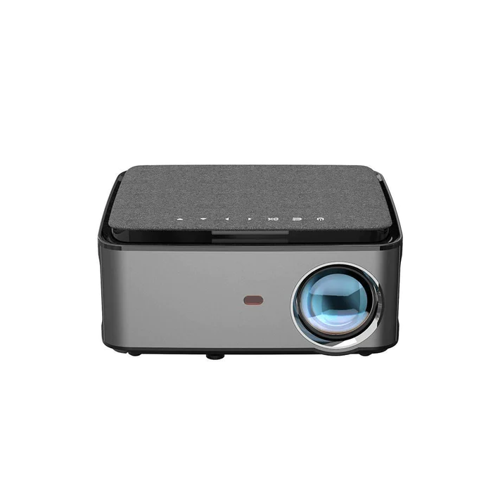 VGKE T28 Projector With 5 Inch LCD Screen 1920 x 1080P Resolution 4500 Lumens - Grey