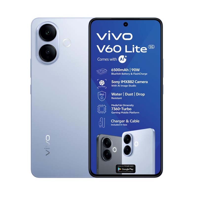 Vivo V60 Lite 5G 256GB - Blue - Blue