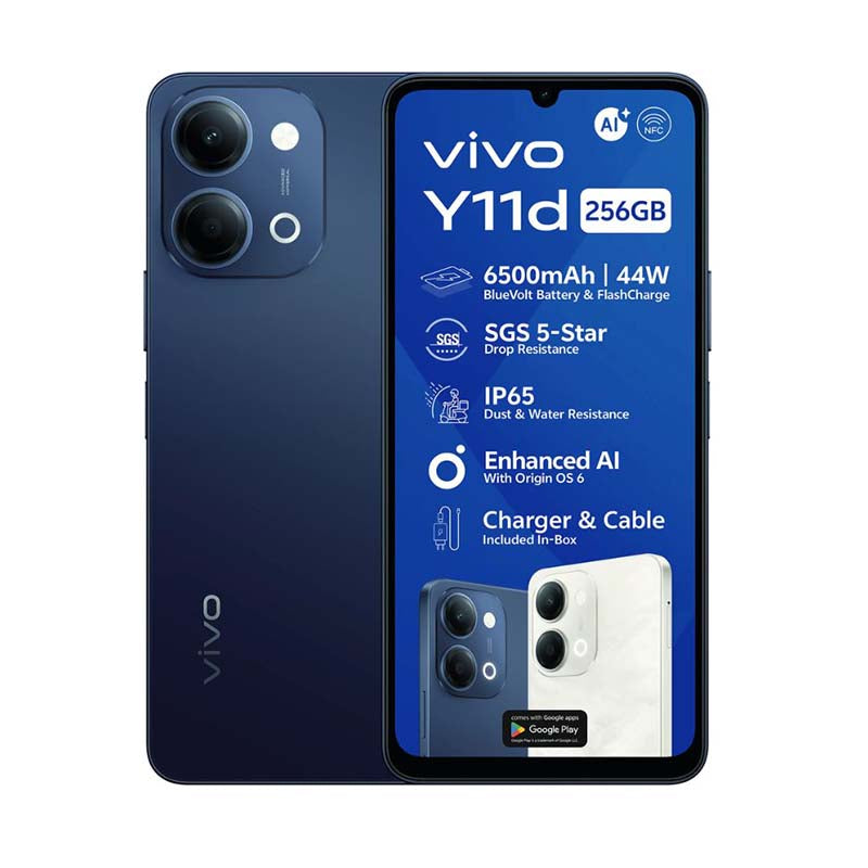 Vivo Y11d Black 4/256GB 4G - Black