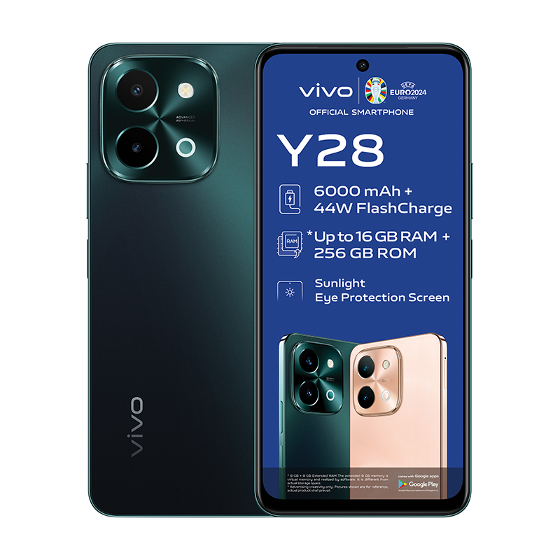 Vivo Y28 4G Dual Sim 256GB - Green - Green