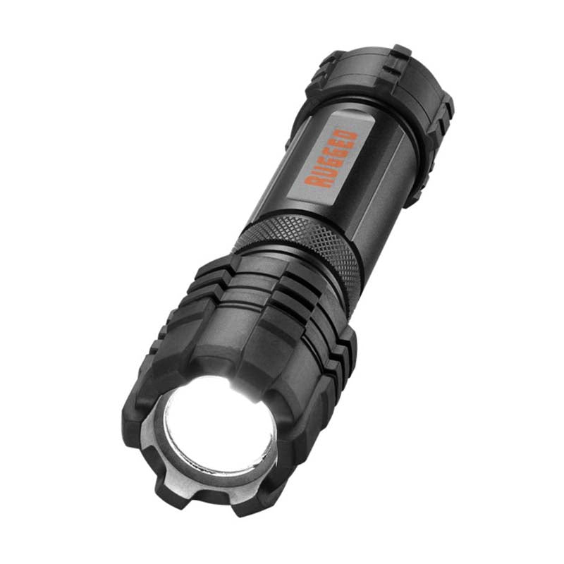 Volkano 1000lm Rugged IP44 LED Torch - Black - Black