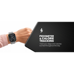 Volkano Active Tech Serene Series Watch with Heart Rate Monitor - Silver - Silver - Wearables