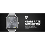 Volkano Active Tech Serene Series Watch with Heart Rate Monitor - Silver - Silver - Wearables