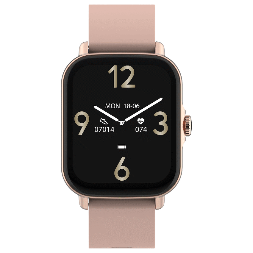Volkano Active Tech Serene Series Watch with Heart Rate Monitor - Gold - Gold - Wearables