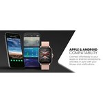 Volkano Active Tech Serene Series Watch with Heart Rate Monitor - Gold - Gold - Wearables