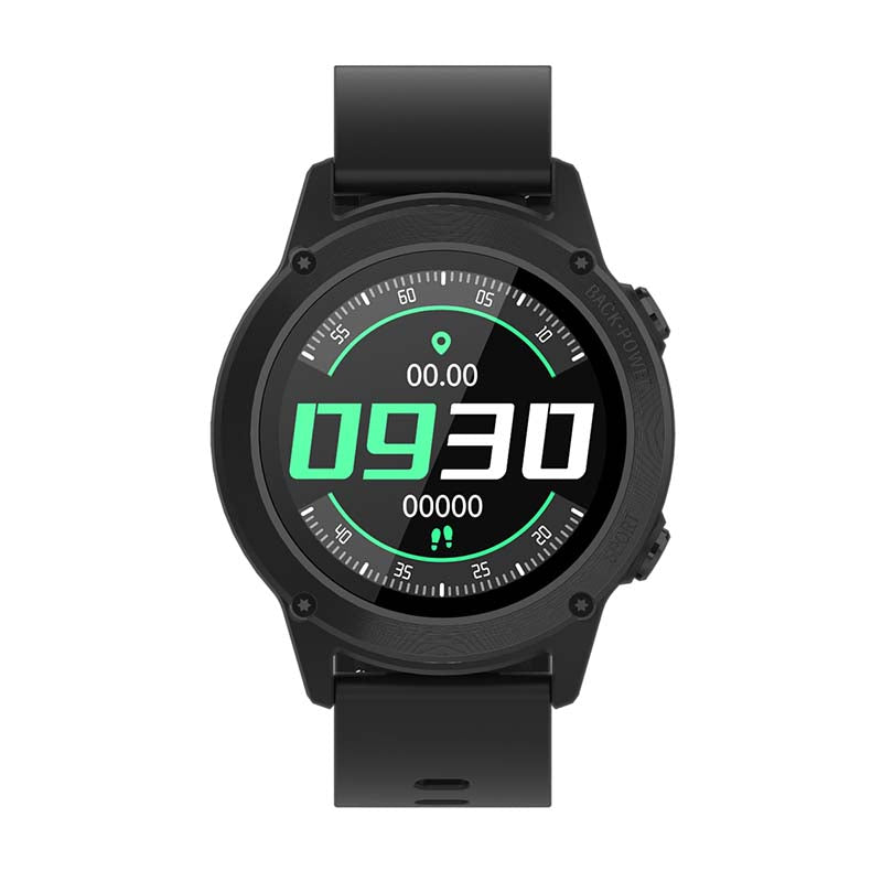 Volkano Adrenaline Series Multisport Fitness Smart Watch with GPS - Black - Black