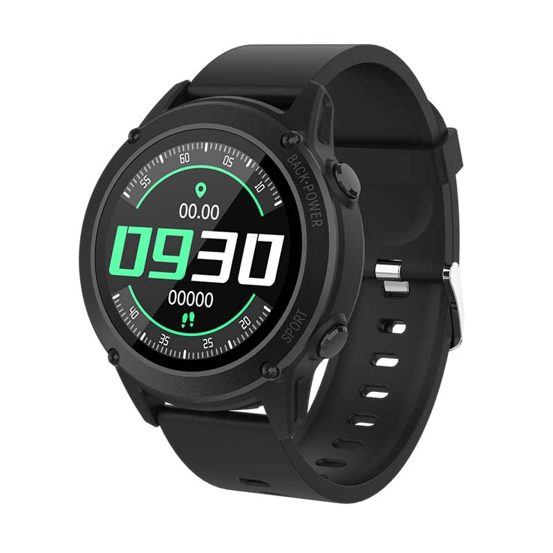 Volkano Adrenaline Series Multisport Fitness Smart Watch with GPS - Black - Black