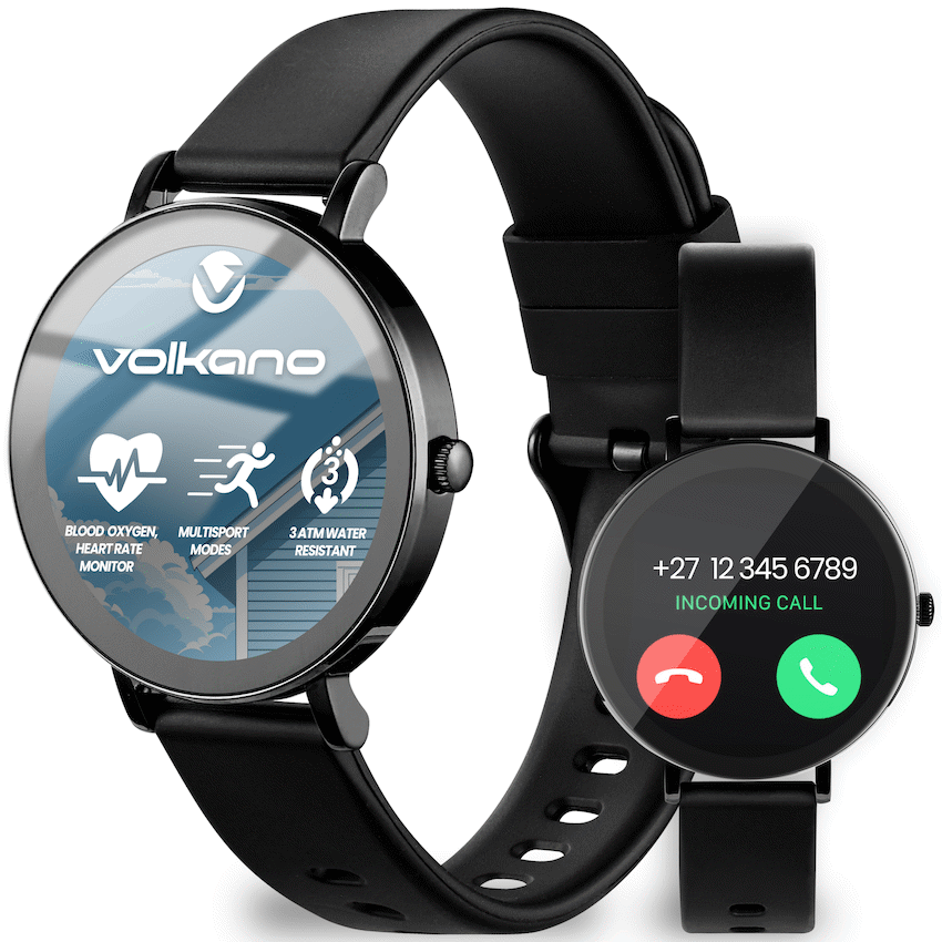 Volkano Aurora Series Ladies Smart Watch - Black - Black - Wearables
