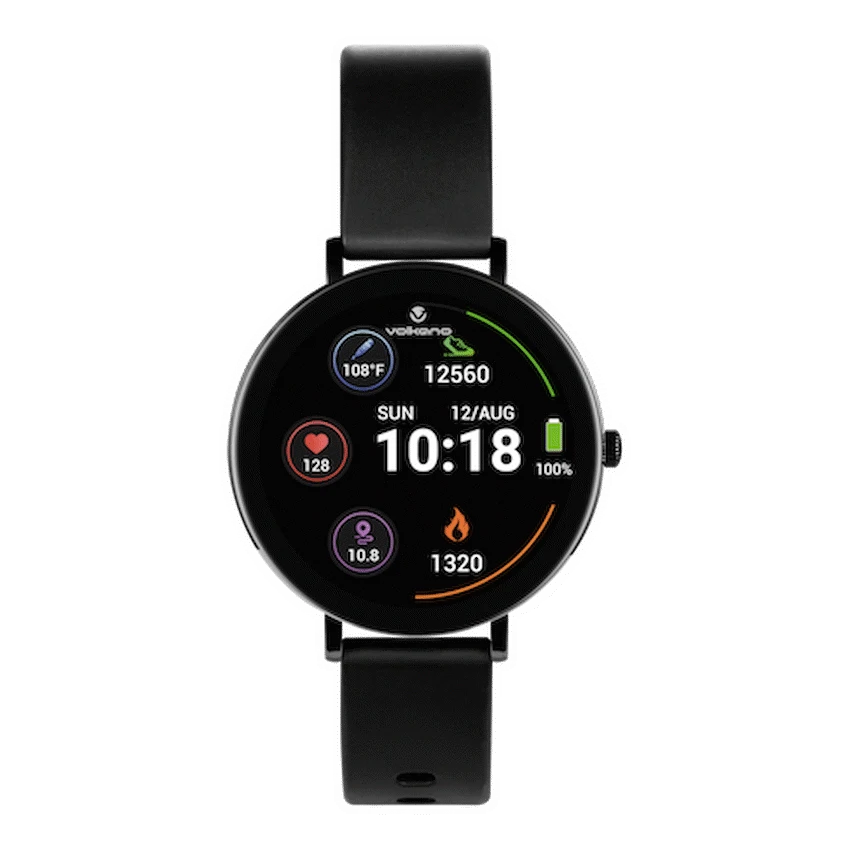 Volkano Aurora Series Ladies Smart Watch - Black - Black - Wearables