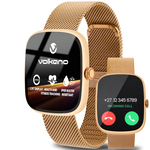 Volkano Ayla Collection Smartwatch with Milanese Strap - Gold - Wearables