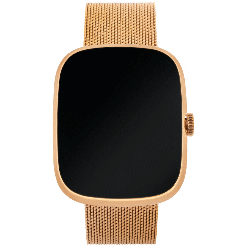 Volkano Ayla Collection Smartwatch with Milanese Strap - Gold - Wearables