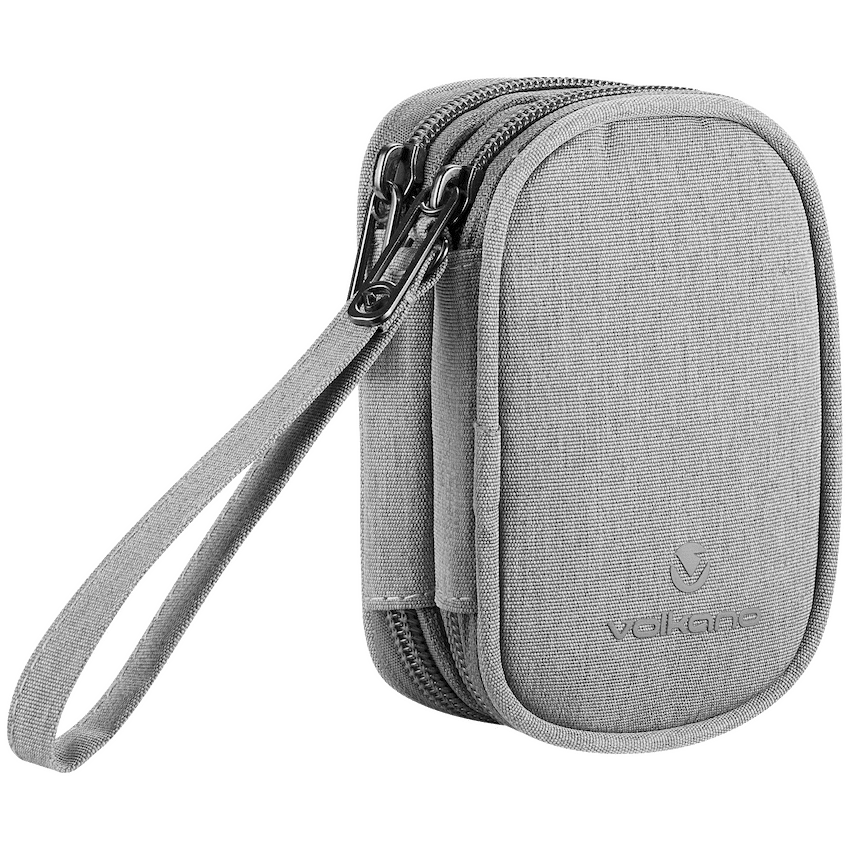Volkano Cable Organiser Small - Grey - Grey - Bags
