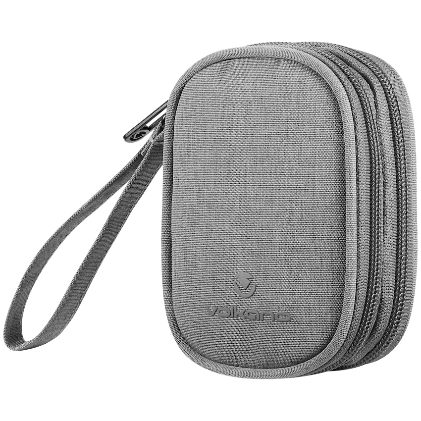 Volkano Cable Organiser Small - Grey - Grey - Bags