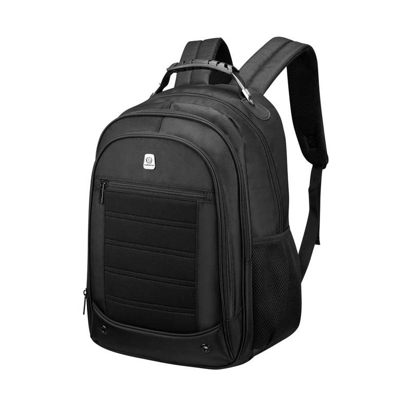 Volkano Captain Series 15.6 Inch Laptop Backpack - Black - Black