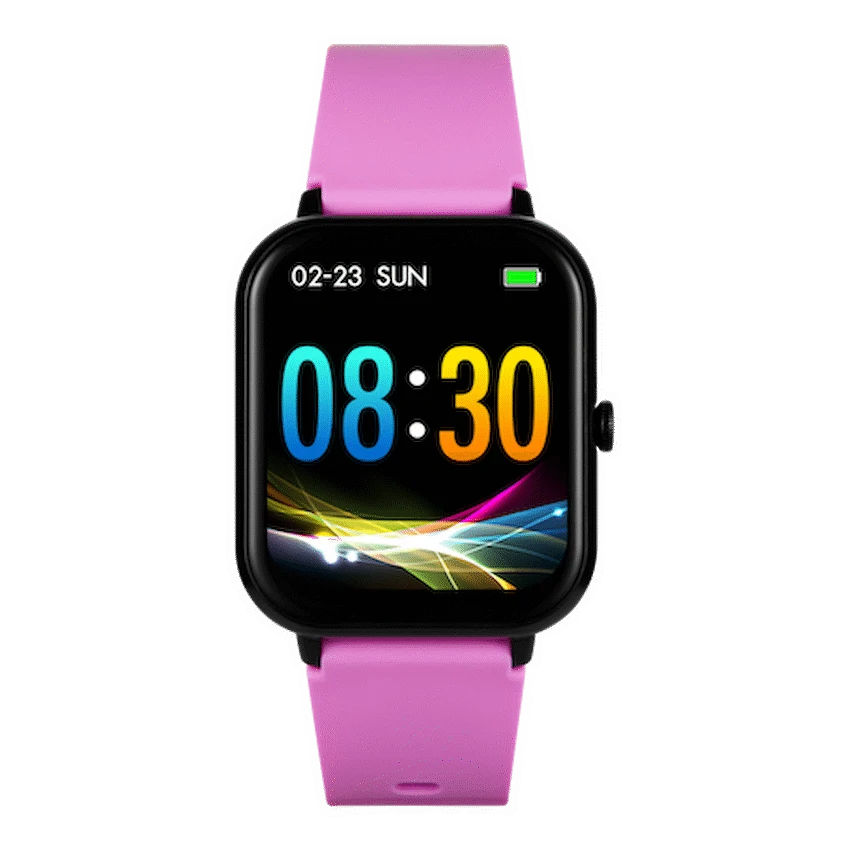Volkano Chroma Series Smartwatch with Flamingo Pink Strap - Pink - Wearables