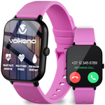 Volkano Chroma Series Smartwatch with Flamingo Pink Strap - Pink - Wearables
