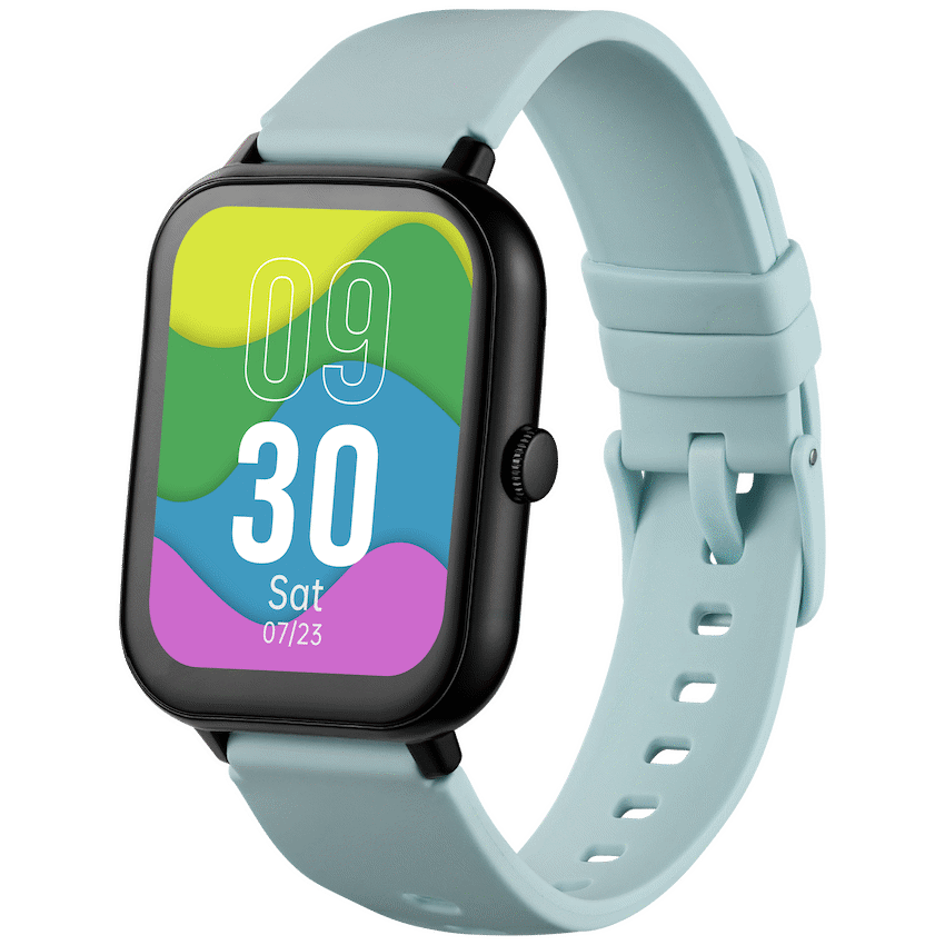 Volkano Chroma Series Smartwatch with Teal Strap - Teal - Wearables